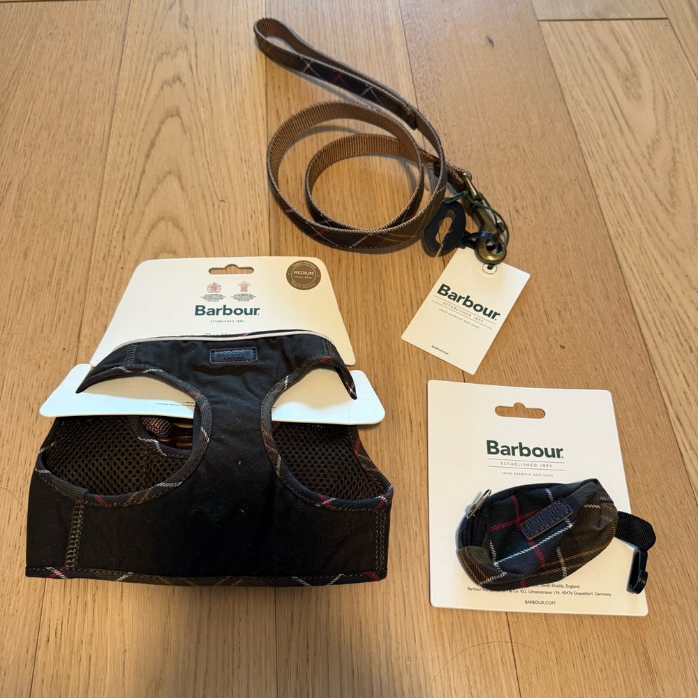 Barbour Dog Walking Set NWT